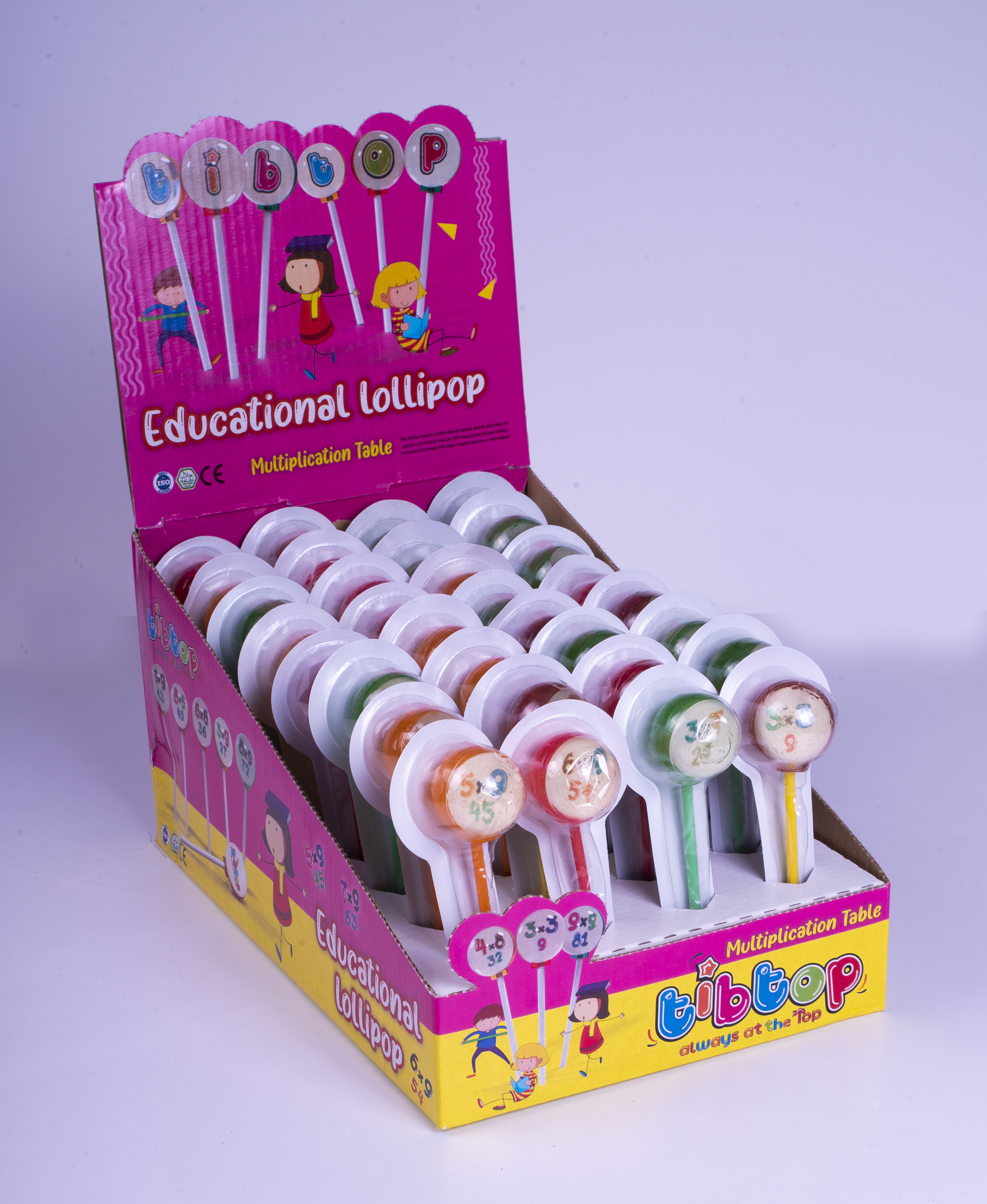 Tiptop Educational Lollipop Sugar