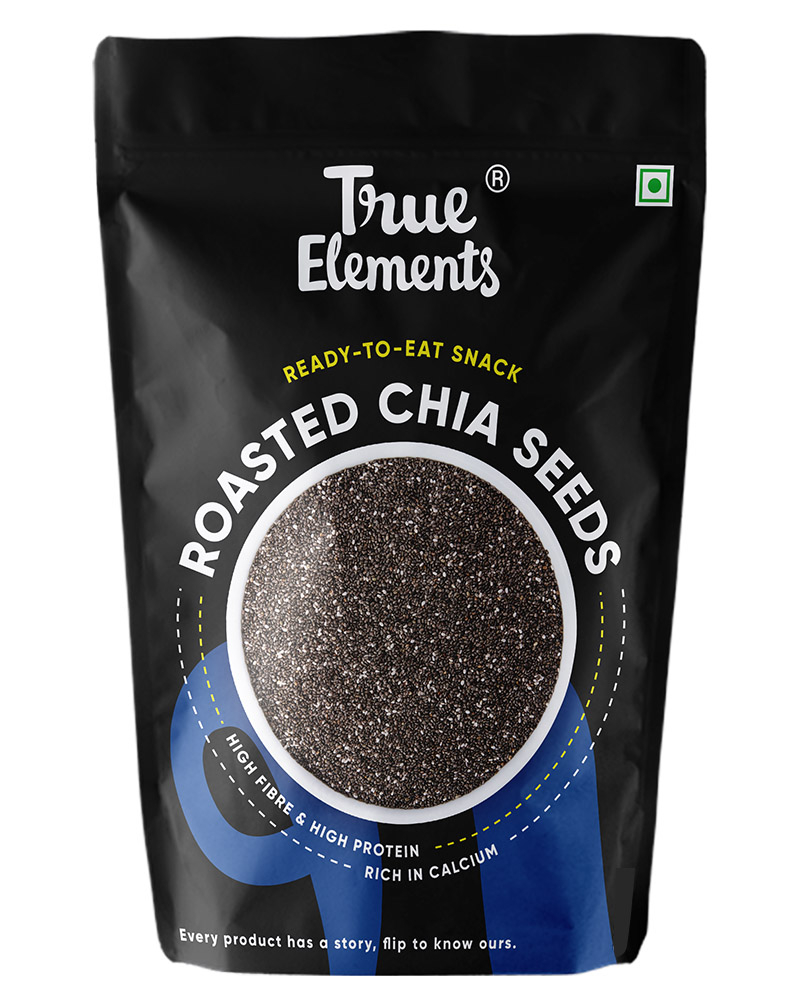 True Elements Roasted Chia Seeds 125gm