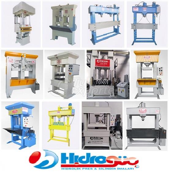 Hydraulic press from 10 - 3000