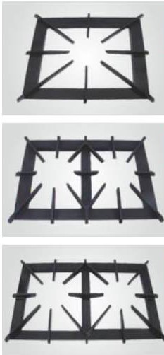 IRON CAST GAS RANGE GRATE 