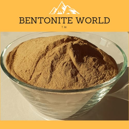 Micronised bentonite powder