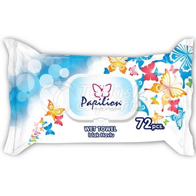 PAPILION STANDART WET TOWELS 72