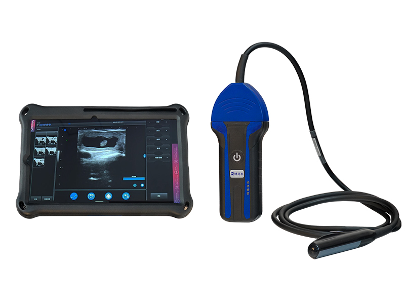 portable wireless veterinary ultrasound instrument