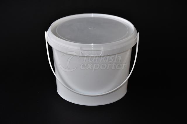 2250 ml Plastic Round Bucket