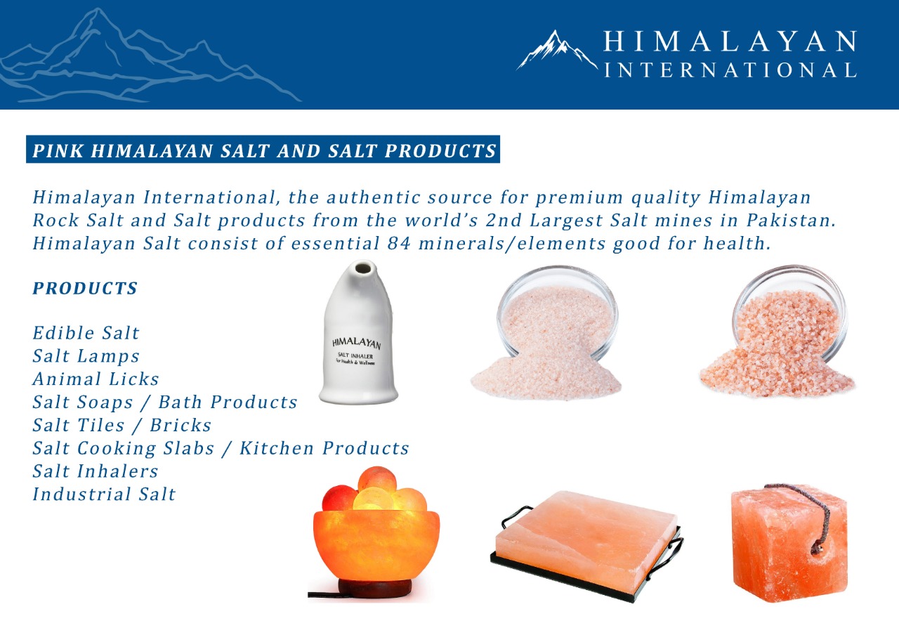 Pink Himalayan Salt and Salt Products 