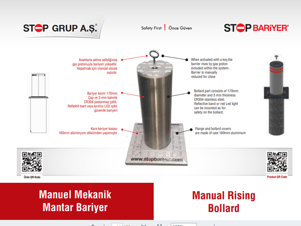 HİDROLİK MANTAR BARİYER