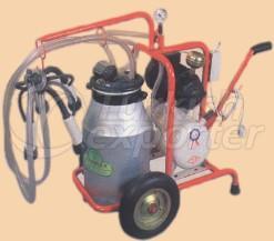 SINGLE MILKING GROUP, SINGLE BUCKET PORTABLE MILKING MACHINE