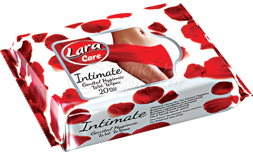 Lara Intimate Wet Wipes 20 Pcs