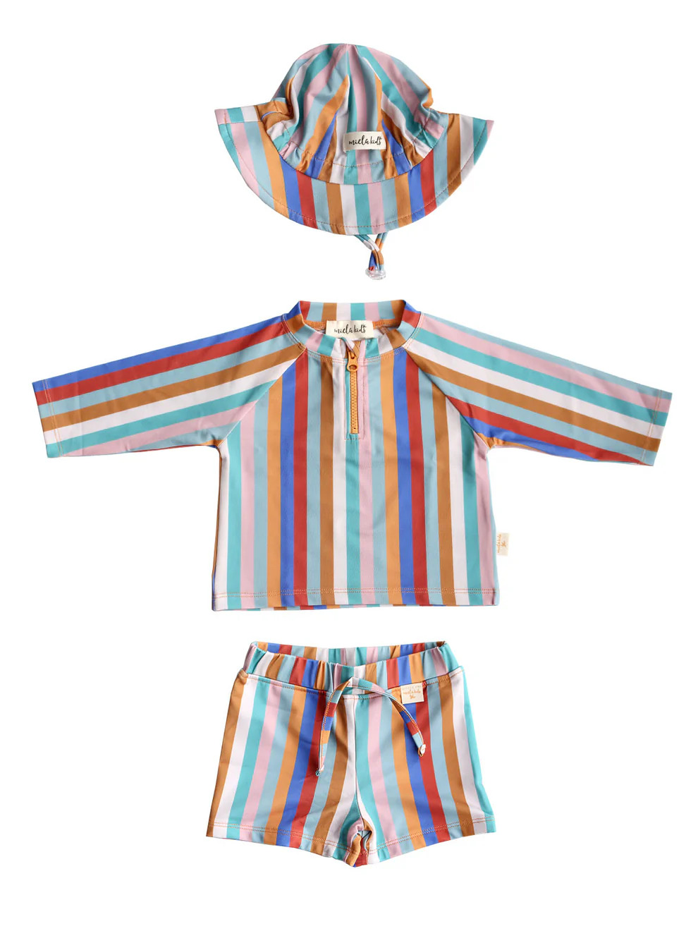 UV Protective Long Sleeve Swimsuit Set