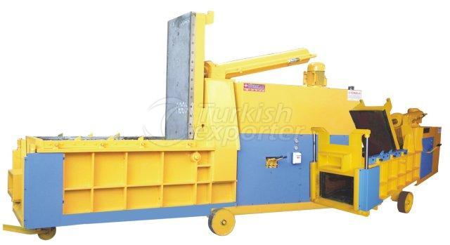 Waste Packaging Press Three Moves Frontal Outlet