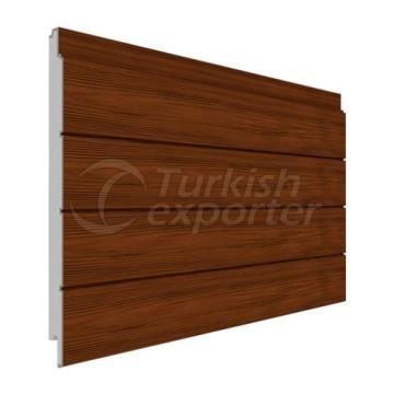 Wooden Pattern Insulated Facade Covering