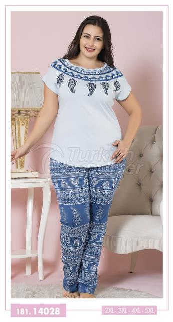 Big Size - Pyjamas Set - 14028