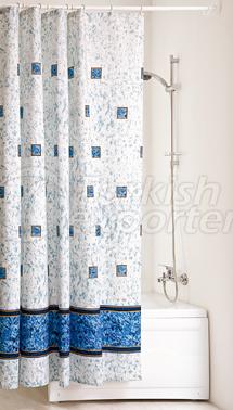 Polyester shower curtain Zumrut 005