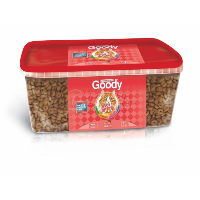 1 kg. Cat Food with Meat