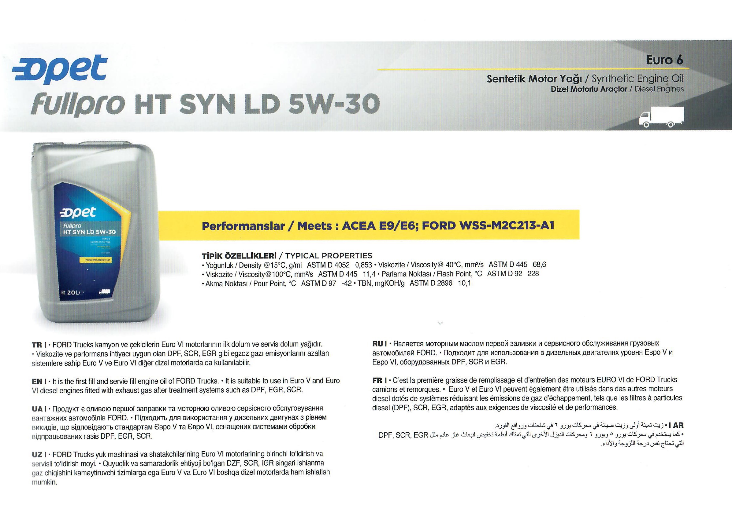 FULLPRO HT SYN LD 5W-30