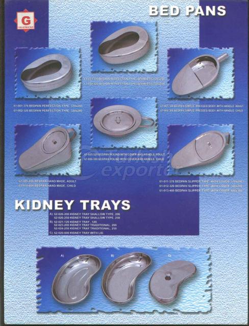 Kidney Trays & Bed Pans