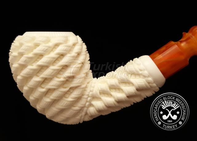 Carved Meerschaum Pipe