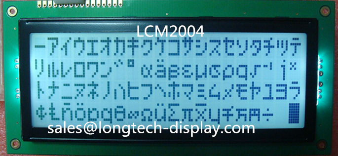 2004 character LCD module