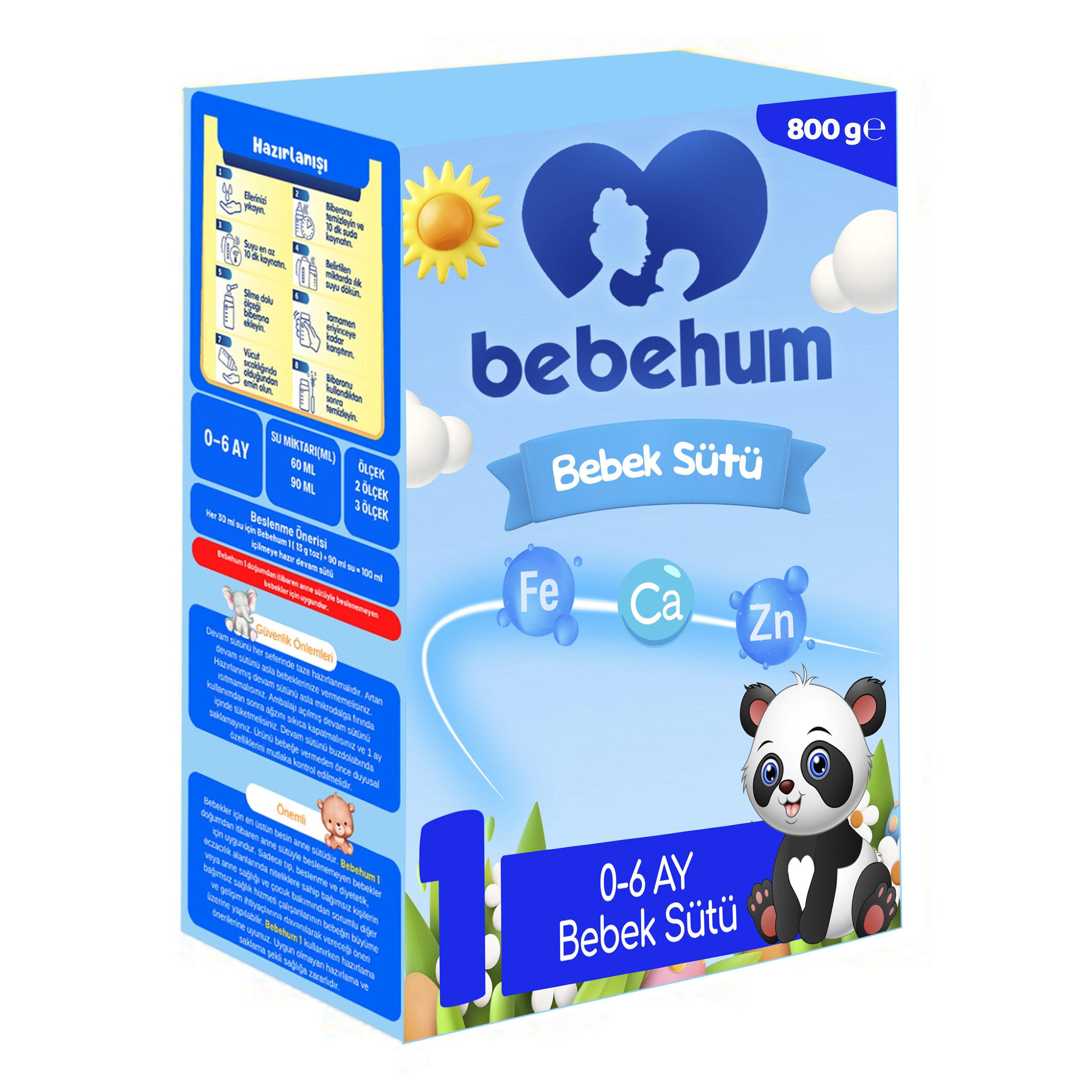 Leche para bebés y leche de continuación para bebés