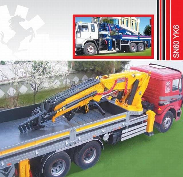 Truck Mounted Hydraulic Mobile Crane SN60 YK6