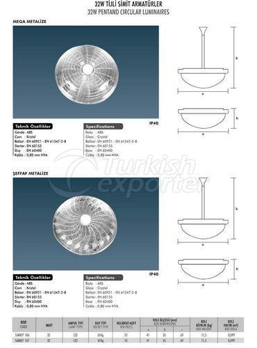 32W Pentand Circular Luminaries