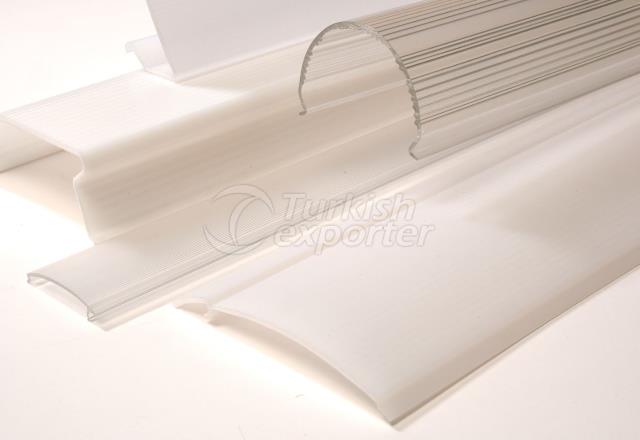 Plastic profiles illumination