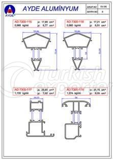 7300 Joinery Systems with Heating Isolation