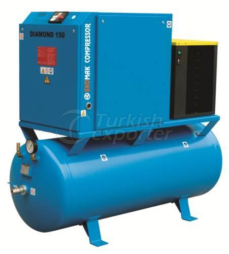 Dmd Series Screw Air Compressor With Air Tank And Dryer