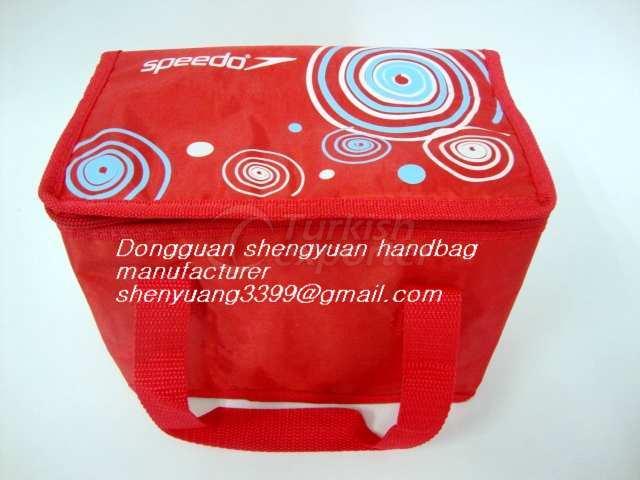 Exqusite Printed Red 70D Nylon Cooler Bag