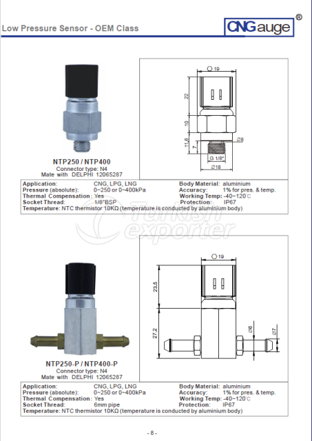 low pressure sensor