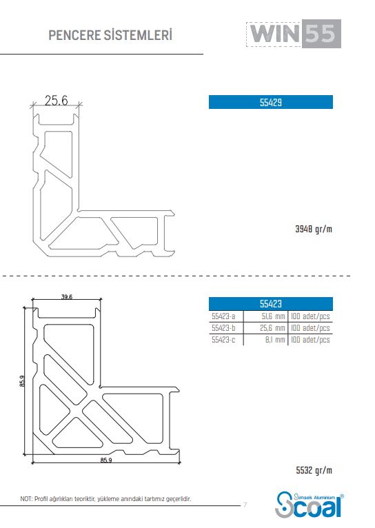 Window Systems WIN 55