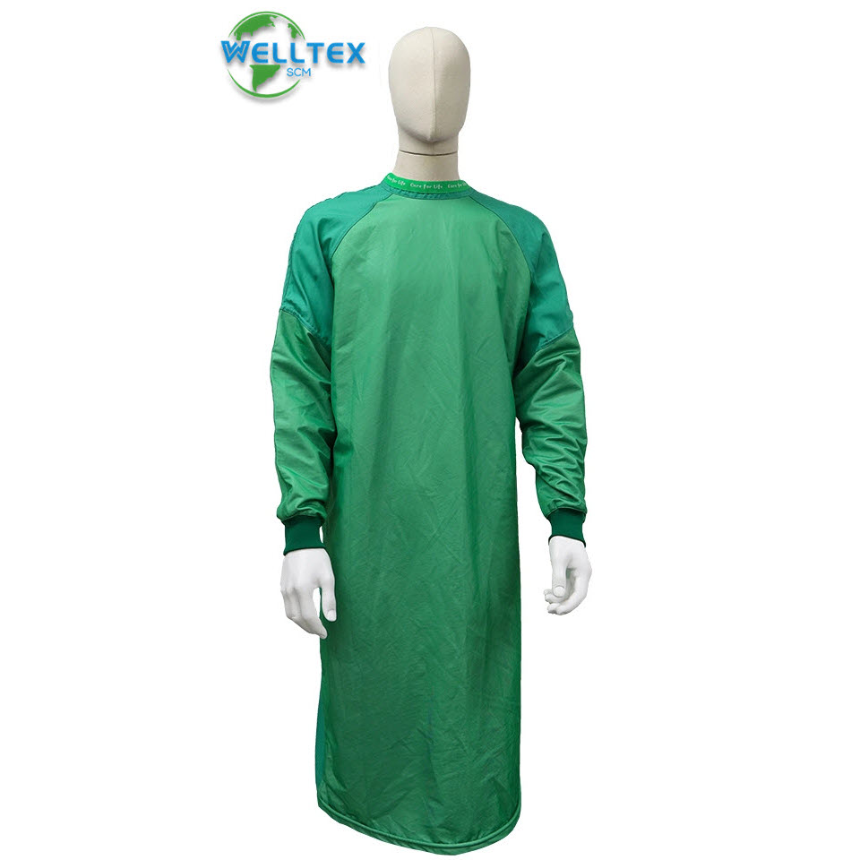 Breathable Washable Reusable Surgical Gowns, Premium Medical Supplier EN13795 medical gowns