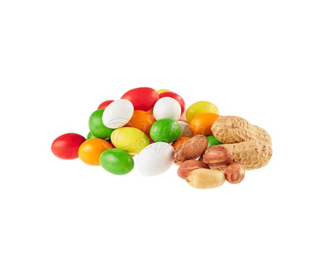 Colored Peanut Dragees