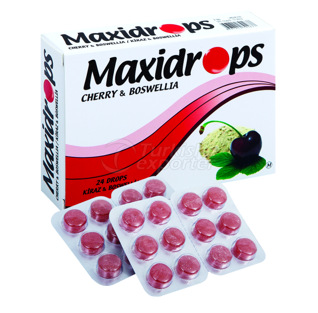 MAXIDROPS Cherry Boswella Pastilles