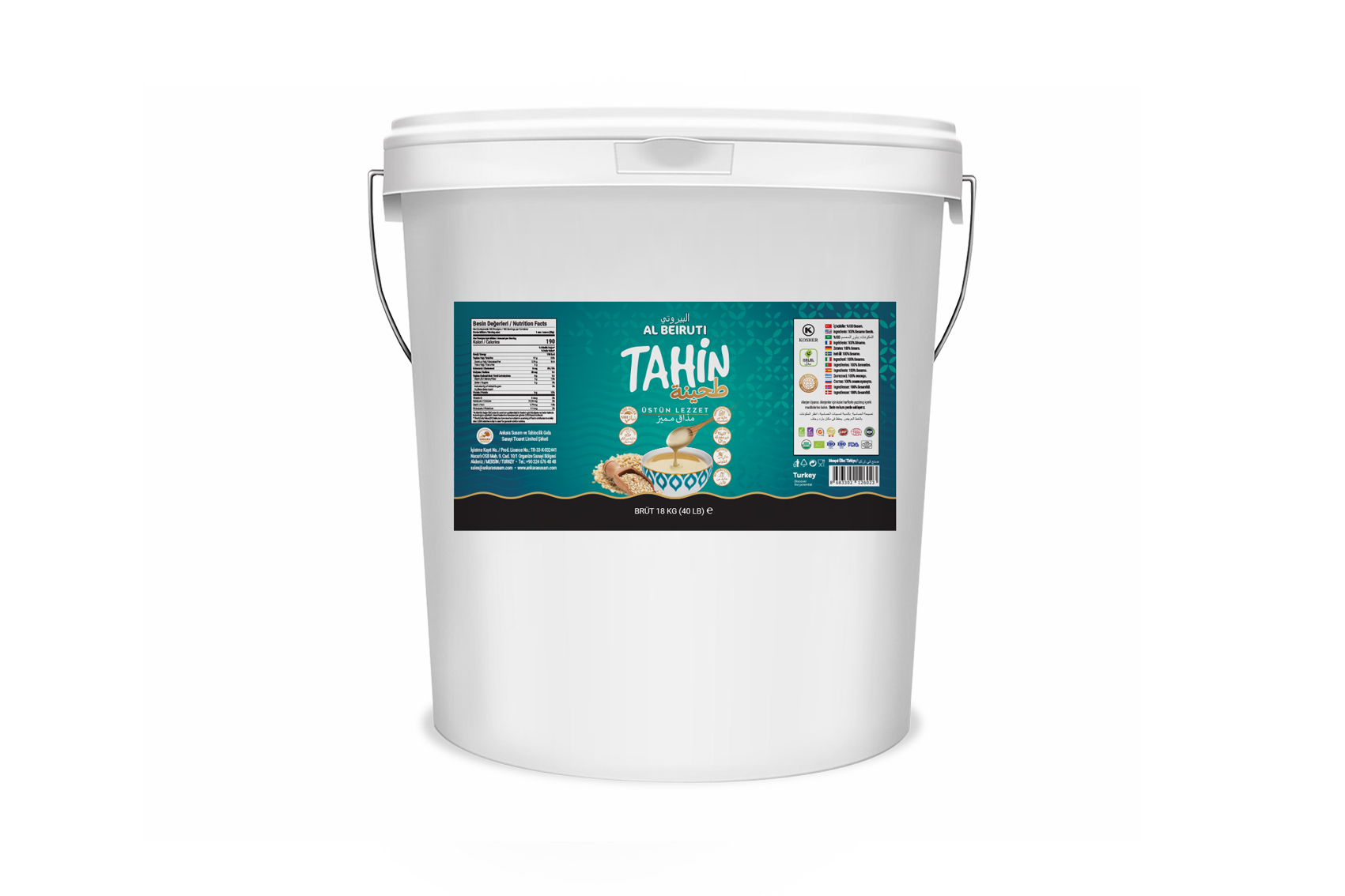 Tahini Paste with Pail