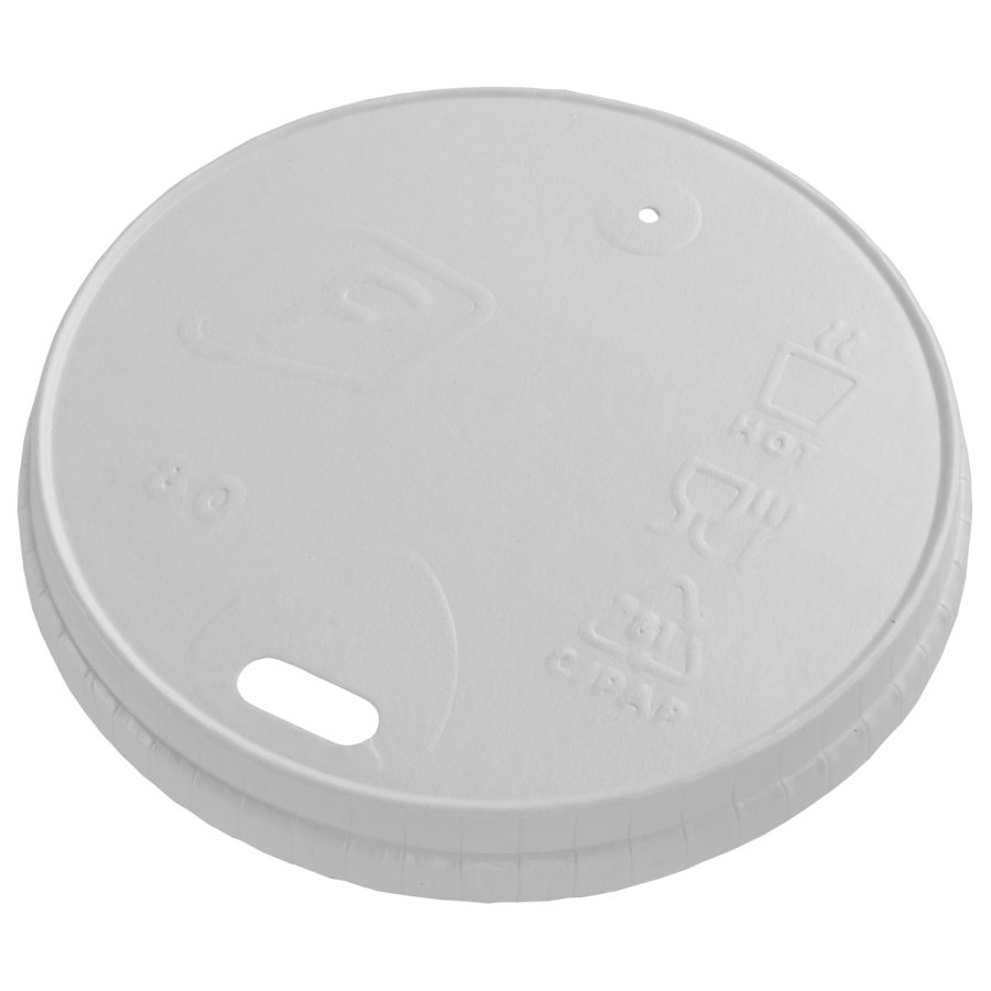 Paper sip thru lid