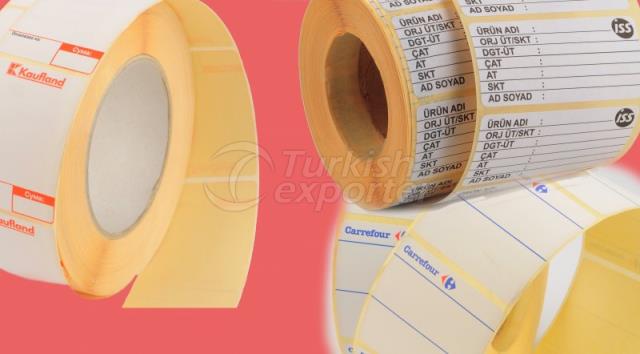 Printed Roll Label