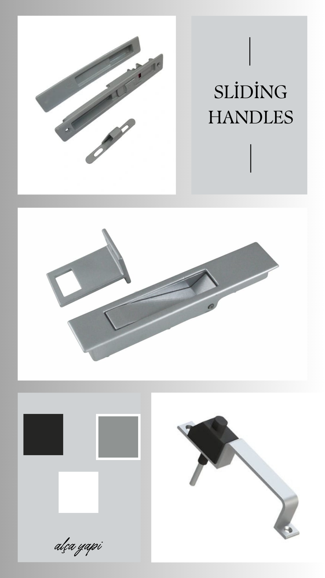 Aluminum Sliding Handles