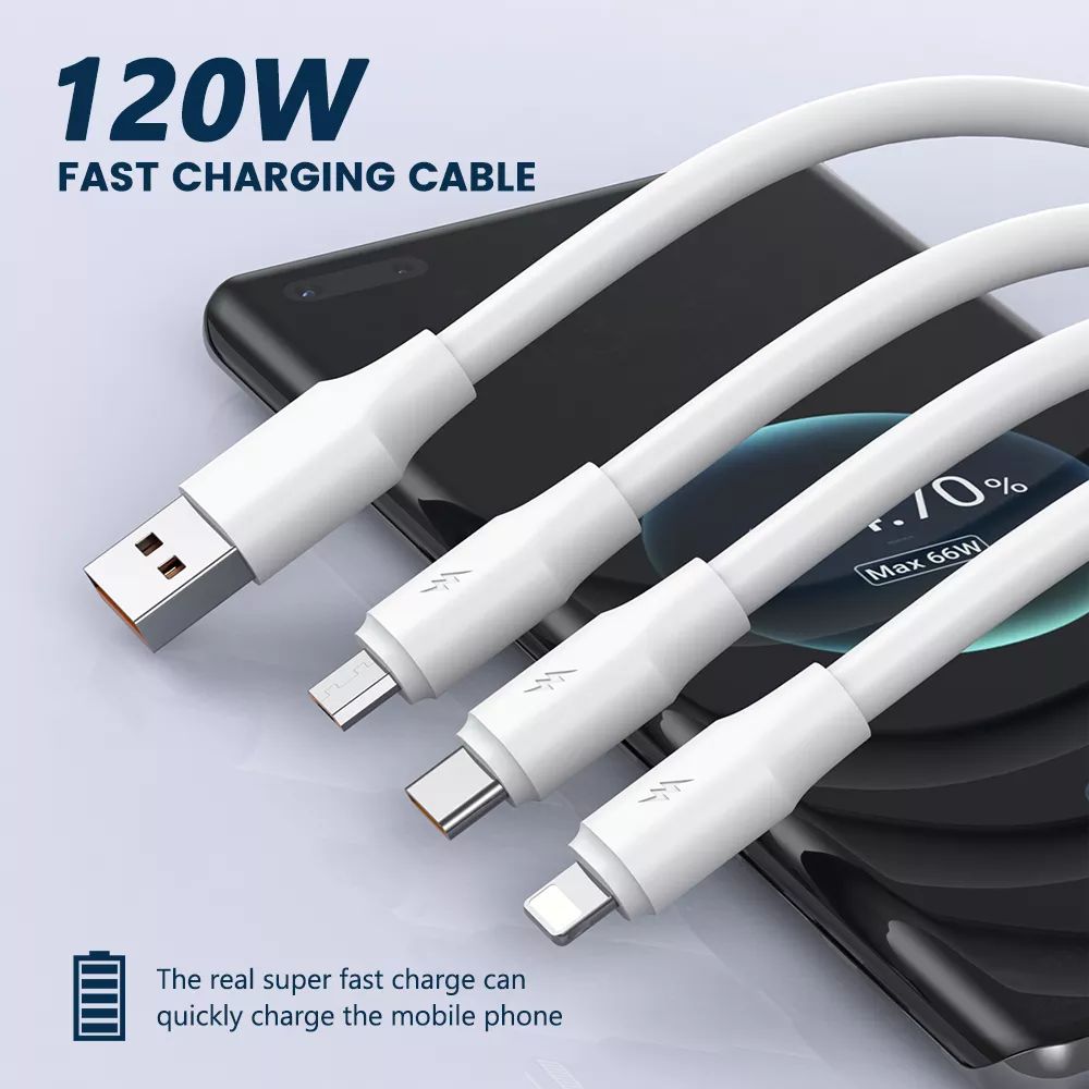 6A120W super fast charging data cable