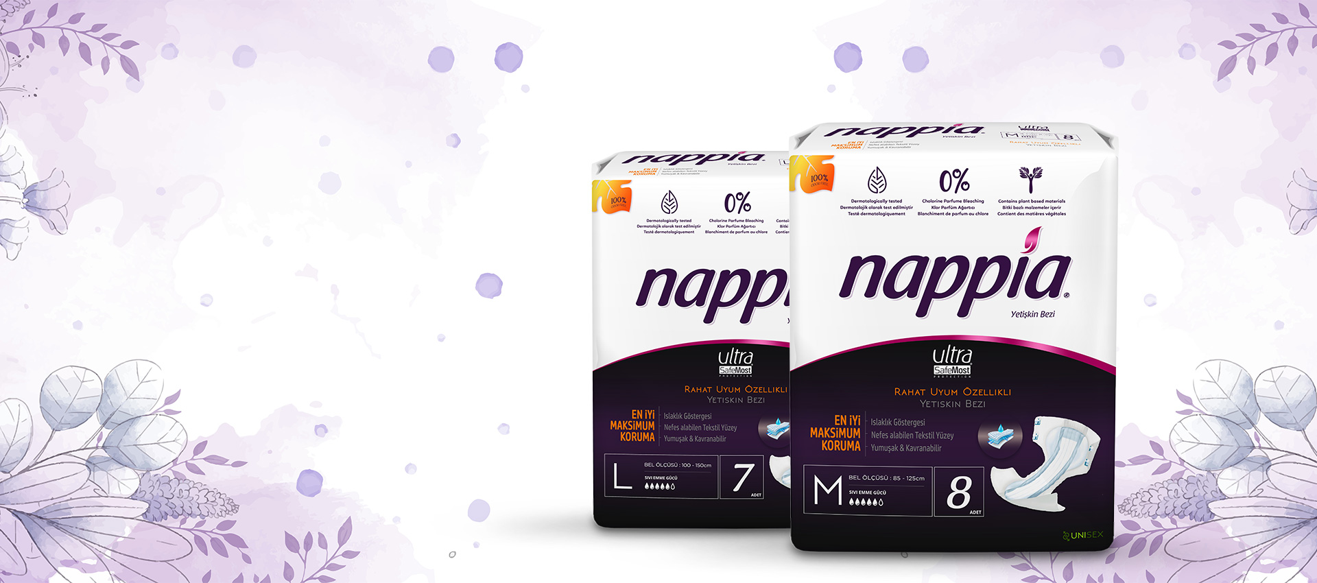 nappia Adult Incontinent Diapers 