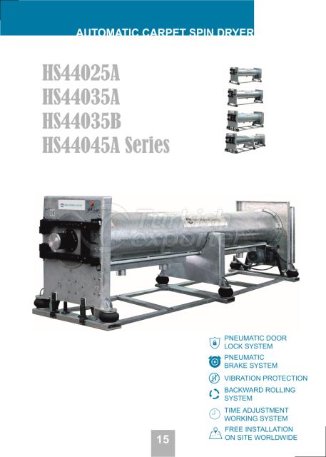 Automatic Carpet Spin Dryer