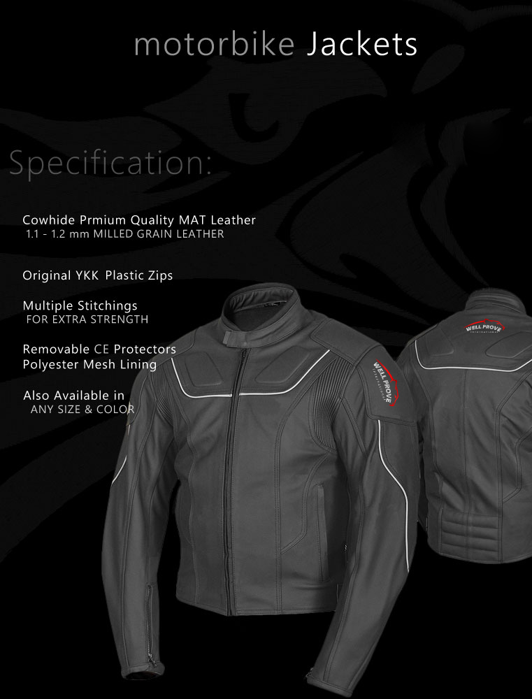 Motorbike Leather Jacket