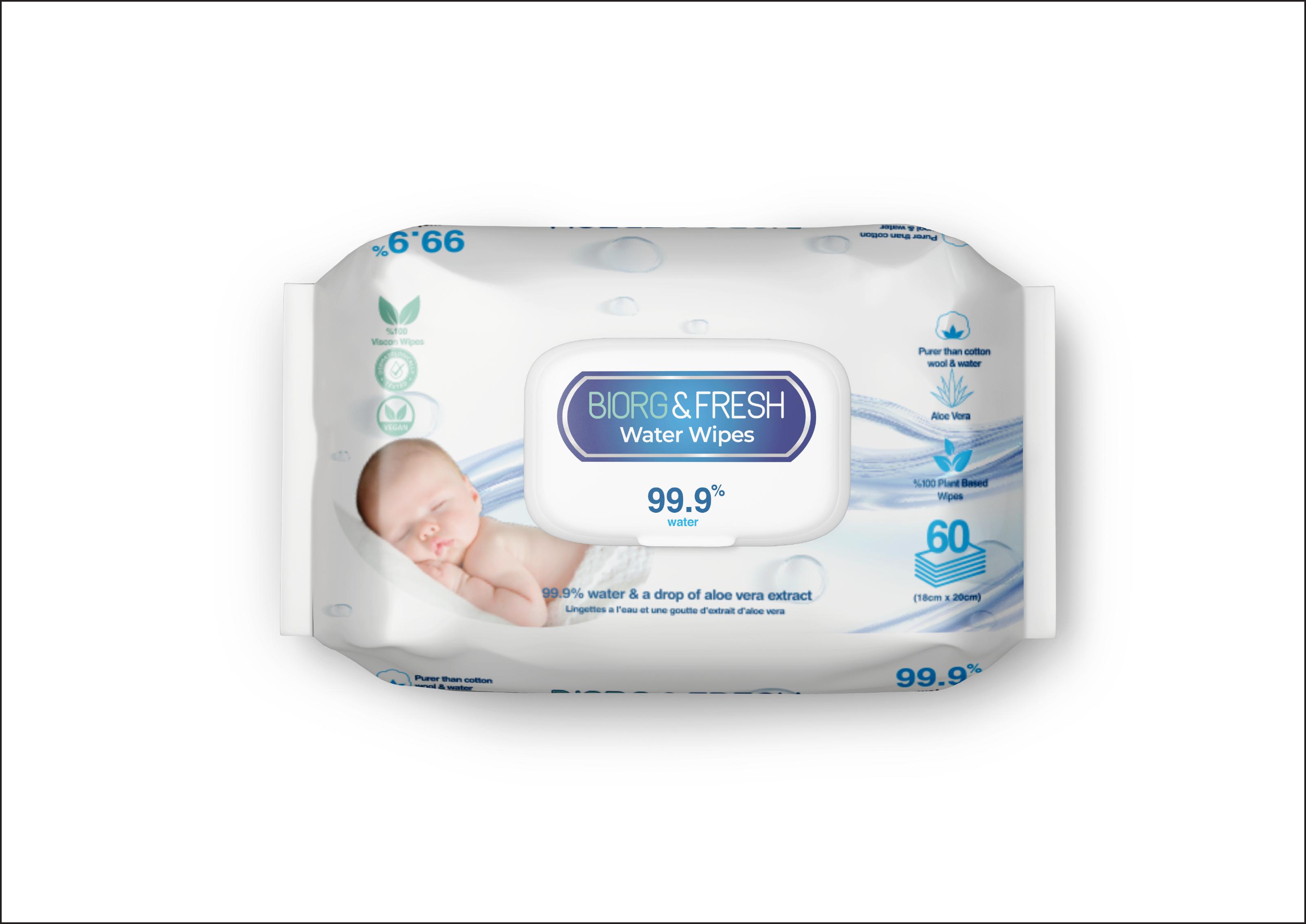 BIORG&FRESH WATER WIPES