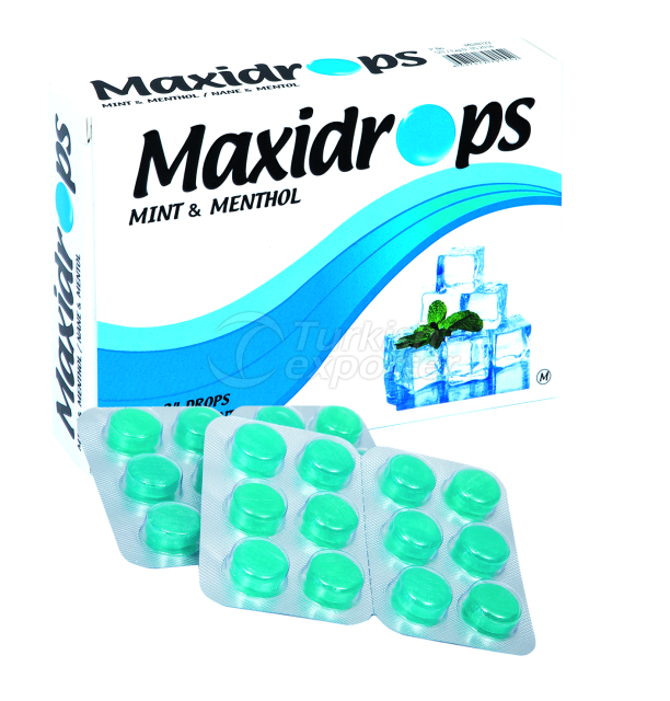 MAXIDROPS Mint Menthol Pastilles