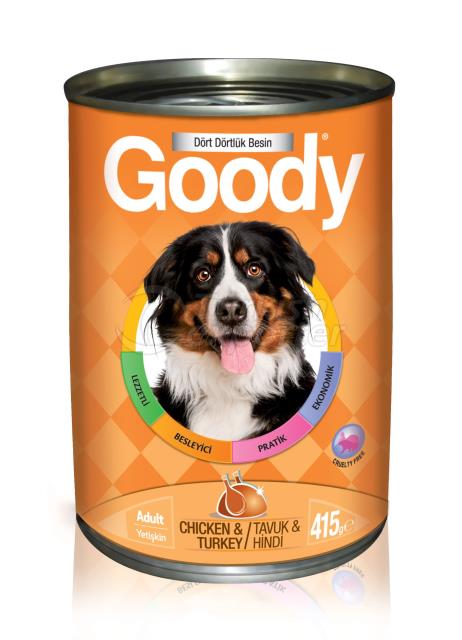 Canned Dog Food with Chicken & Turkey 415 gr. (24pcs)