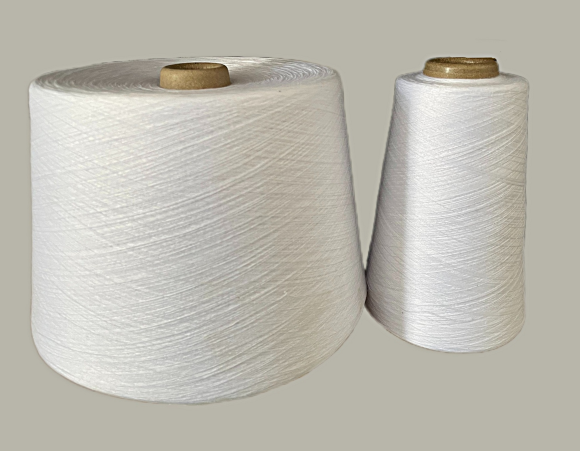 100% Virgin Polyester Ring Spun Titanium White Yarn/Extra White yarn