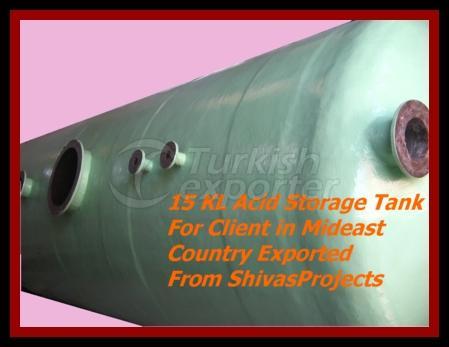 FRP Acid & Chemical Storage Tanks