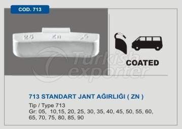 Code 713 Standard Wheel Balancing Mass without Lead