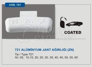 Code 721 Aluminum Wheel Balancing Mass without Lead