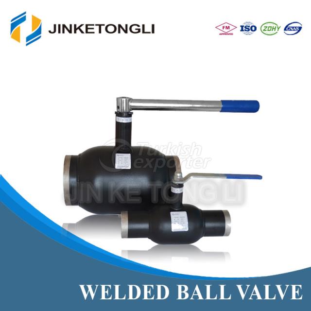 Handle welded ball valve